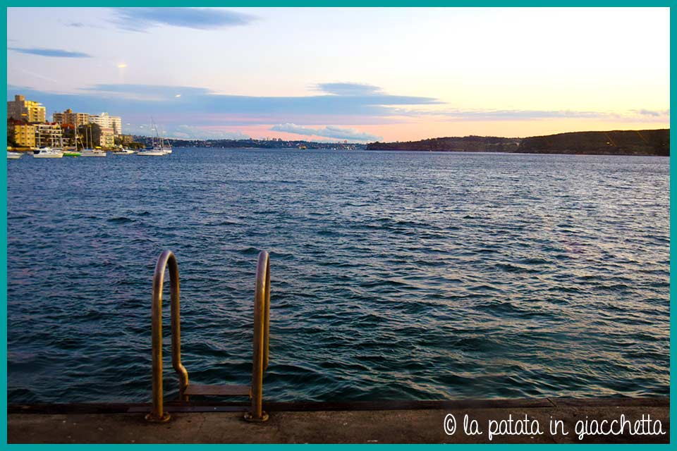 Vista dell'oceano a Sydeny